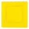 Smarty Had A Party 9.5" Yellow Square Plastic Dinner Plates (120 Plates), 120PK 6809-CASE - alternate 2